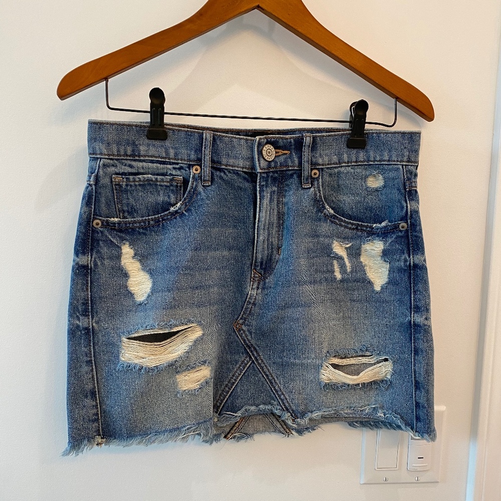 Jean Skirt from Express